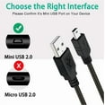 thumbnail image 2 of 4Ft Mini Usb Charger Cable Cord For Garmin Nuvi 52 52Lm Nuvi 54 54Lm Gps Power, 2 of 5