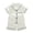 White, variant on NIEWTR Kid Girls Pajama Set Comfy Cool Silk Pajamas Button Down Satin Pjs Short Sleeve Sleepwear and Shorts(White,2-3 Years)