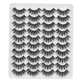 thumbnail image 2 of Pestañas postizas gruesas, 20 pares de pestañas postizas largas, suaves y profesionales, maquillaje, pestañas postizas, rendimiento confiable, 2 of 8