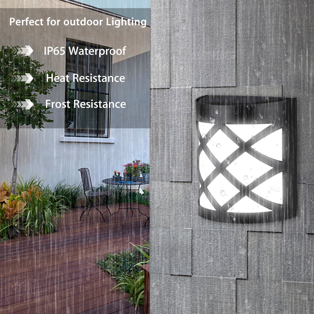 Waterproof 6LED Solar Lights Motion Sensor Wall Light Garden Yard Lamp Outdoor 