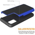 thumbnail image 5 of Samsung Galaxy A32 5G Phone Case, Military Grade 6 Feet Drop Test Protection Dual Layer Cover with [Temerped Glass Screen Protector]-Blue, 5 of 7
