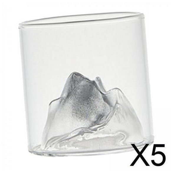 vasos de vino,Taza de whisky Mountain, Tazas de té Bebida transparente hecha a mano, Copas de champán Copa de cóctel,Tazas para té Jugo Leche Taza de cerveza,Copa de