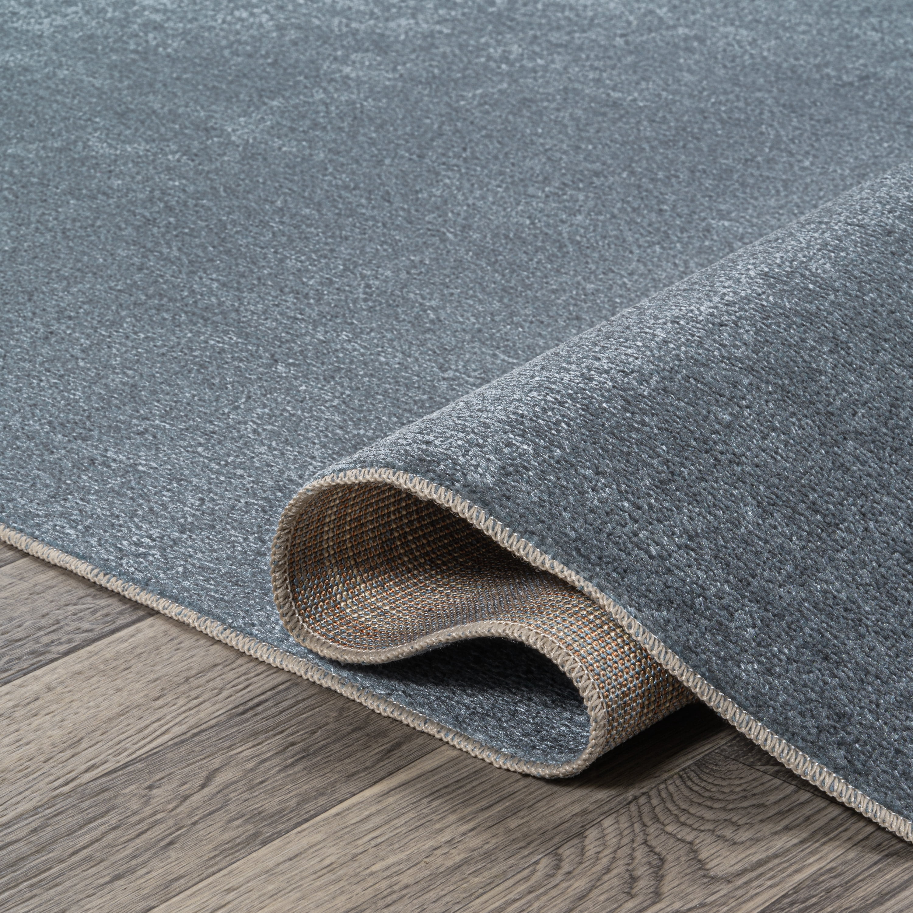 JONATHAN Y WASHABLE 2 x 8 Runner Rug, Twyla - Blue, WSH300B-28