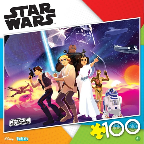 Buffalo Games Star Wars Rebel Heroes 100 Piece Jigsaw Puzzle