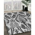 thumbnail image 2 of Ahgly Company Indoor Rectangle Patterned Silver Gray Area Rugs, 8' x 10', 2 of 6