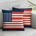 thumbnail image 3 of nygtbtfer  American Flag Waist Lumbar Linen Throw Pillow case Cushion Cover for Sofa Home Decorative Oblong White, 3 of 7