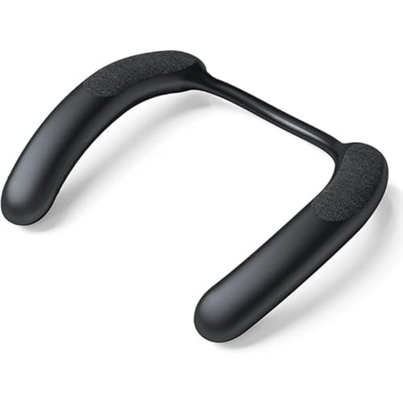 VANPEUSO Altavoces de cuello, Altavoces Bluetooth 5.3 con banda para el cuello, Sonido envolvente estéreo 3D, Micrófono incorporado, 5 oz, Negro