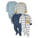 thumbnail image 1 of Pijamas Gerber Baby Boy Sleep 'N Play, paquete de 4, 1 of 7
