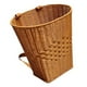 thumbnail image 3 of Cesta para recoger hojas de té, mochila de compras, almacenamiento, cesta multiusos tejida a mano para flores, para granjas, acampar,, 3 of 9