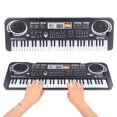 thumbnail image 4 of Juguete musical piano de música digital duradero de 61 teclas con mini micrófono para actividades entre e hijos para fiestas infantiles ANGGREK Otros, 4 of 8
