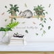 thumbnail image 1 of Un conjunto de pegatinas de pared de gato, pegatinas de pared de plantas en maceta, decoración de pared para sala de estar, dormitorio, oficina JAMW Sencillez, 1 of 4
