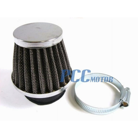 54MM CHROME AIR FILTER Honda Yamaha Kawasaki Motorcycle AF25