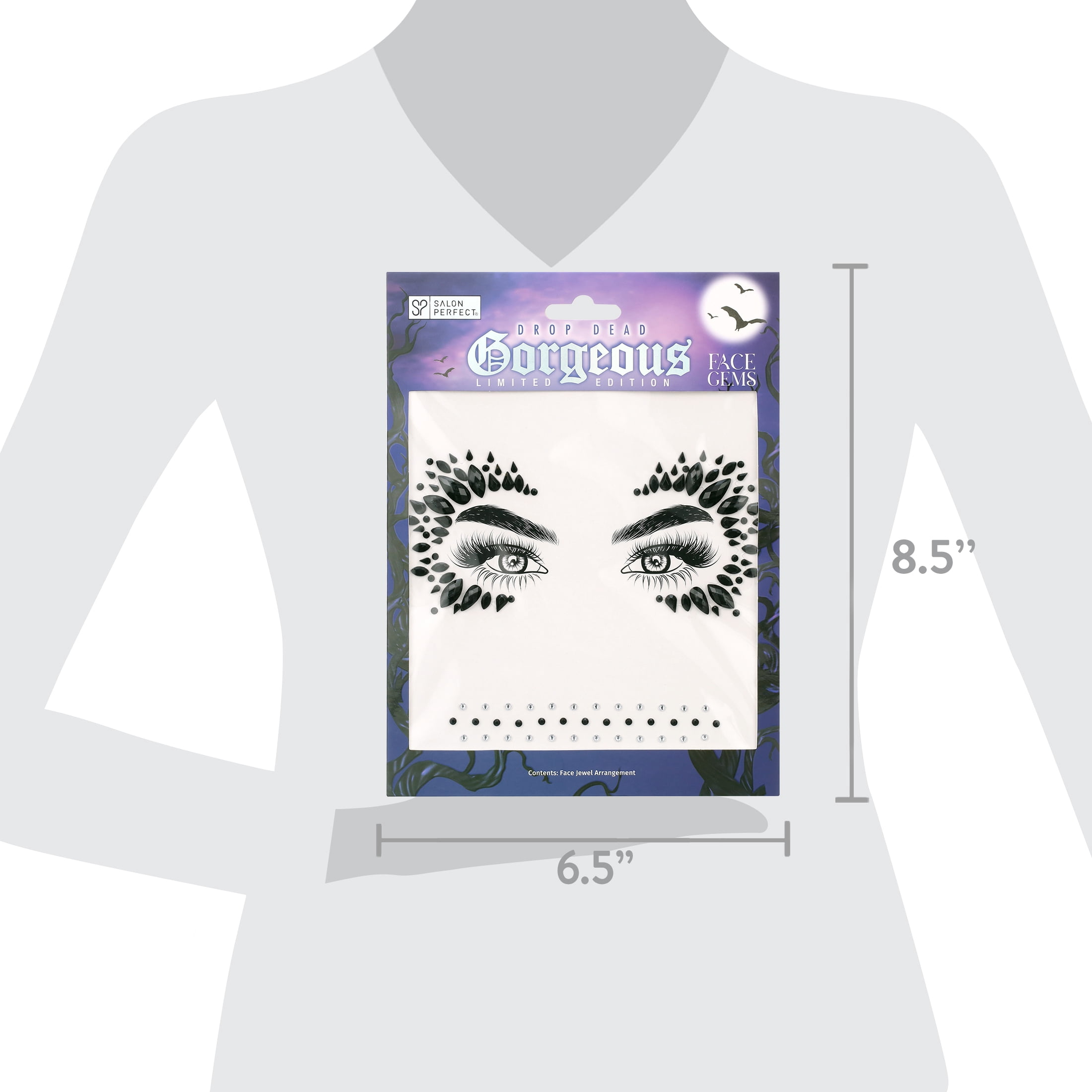 Salon Perfect Halloween Face Gems, Maleficent