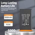 thumbnail image 2 of Batería recargable DONGNI para cámara Edge Trail de 5000 mAh, 2 of 7
