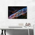 thumbnail image 2 of ARTCANVAS Hubble Witch's Broom Veil Nebula Canvas Art Print - Size: 26" x 18" (0.75" Deep), 2 of 9