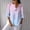 A_ Pink, variant on Women's V-Neck Single Button Black White Abstract Brush Stroke Linen Blouse Casual Half Sleeve Loose Tops Beige S