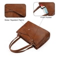 thumbnail image 4 of SENDEFN Women PU Leather Large Tote Bag Crossbody Shoulder Top Handle Designer Handbag, 4 of 8