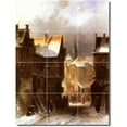 thumbnail image 1 of Ceramic Tile Mural-Charles Leickert City Kitchen Tile Mural 9. 18" w x 24" h using (12) 6 x 6 ceramic tiles, 1 of 3