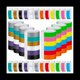 thumbnail image 1 of 1200 Piezas de Pulseras Impermeables para la Mano, Pulseras de NeóN para Eventos, Pulseras de Concierto, Pulseras Adhesivas para Colores de Fiesta, 1 of 7