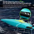 thumbnail image 3 of 1 Set Remote Control Boat Dual-Motor Design Water-Leaving Induction Protection RC Speed Boat for Kids Adults, 3 of 7