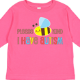 thumbnail image 4 of Inktastic Please Bee Kind, I Have Autism Boys or Girls Long Sleeve Toddler T-Shirt, 4 of 5