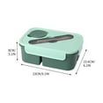 thumbnail image 3 of Moocorvic Insulated Bento Box with Compartments, Reusable Portable Large Capacity Lunch Box, 3 of 3