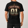 thumbnail image 4 of Lotusprint LLC 2D Print Victory Lamb Unisex T-shirt 3D, Personalized Christian Varsity Tee, 4 of 4