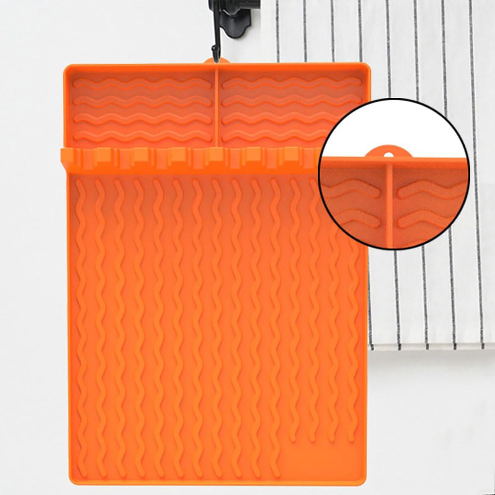 Gnwei Non Stick Baking Cooking Mat - 16x11.5" Silicone Baking Mat, for Roasting, BBQ & Pastry Making - Oven and Microwave Bacon Cooker Food Grade, Flexible & Easy-to-Clean