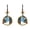 Gold, variant on Labradorite Gemstone Earring