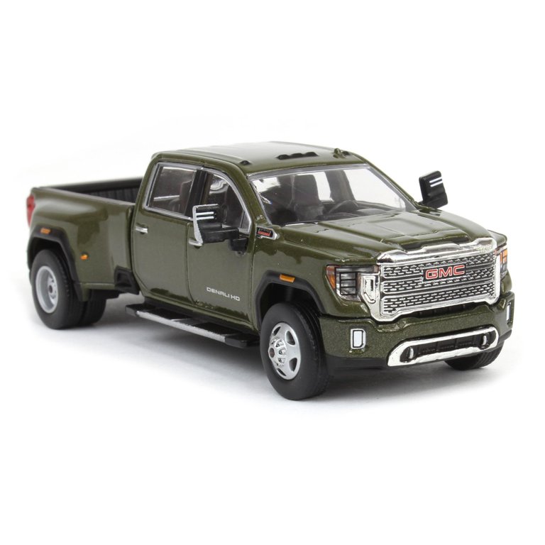 1/64 2022 GMC Sierra 3500 Denali Dually, Forest Metallic
