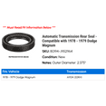 thumbnail image 2 of Automatic Transmission Rear Seal - Compatible with 1978 - 1979 Dodge Magnum, 2 of 2