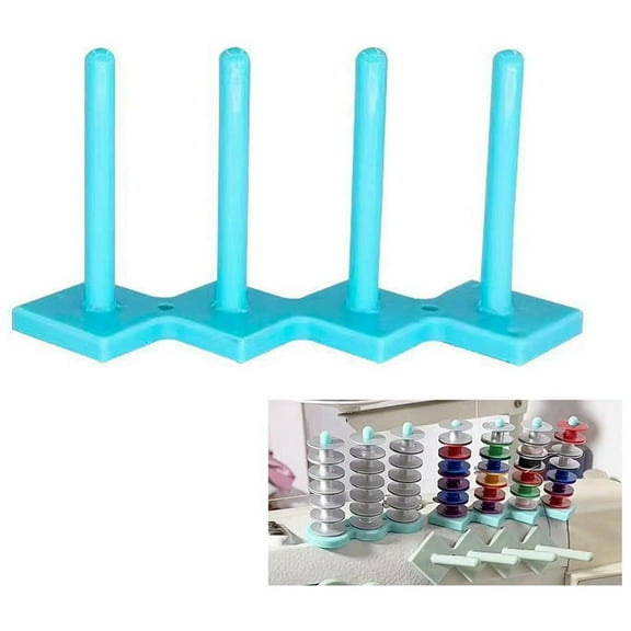 2X Magnetic Bobbin Holder,Thread and Bobbin Organizer for Machine Sewing Magnetic Adsorption Bobbin Organizer Storage B