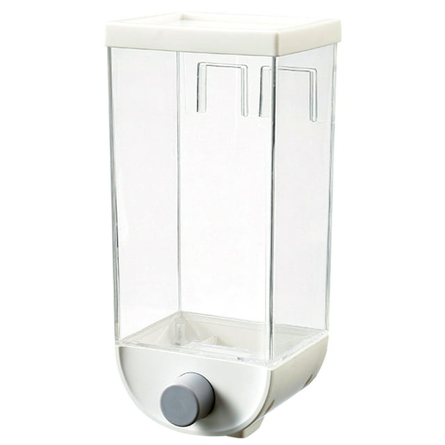 Dispensador de alimentos secos de 1500 ml Dispensador de cereales sin clavos Alimentos de cocina montados en la pared Leyfeng Dispensador de almacenamiento