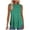 Green, variant on MOJOGO Women's Casual Polka Dot Camisoles Loose Curved Hem Blouse Sleeveless Swing Tops for Everyday Wear Pink 2XL