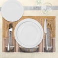 thumbnail image 3 of Ambesonne Moroccan Place Mats Set of 4, Rabat Hassan Tower, Standard Size, Apricot Pale Brown, 3 of 6