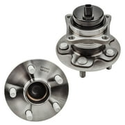 Detroit Axle - Rear 2pc Wheel Bearing Hubs for FWD 09-19 Toyota Corolla 09-14 Matrix 2009 2010 Pontiac Vibe 2011 2012 2013 2014, 2 Wheel Bearing & Hubs Replacement Bearing hub