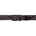 thumbnail image 3 of Ferrioni Cinturón Textil Trenzado Elástico Hombre Multicolor Hebilla Metal 34mm, 3 of 4