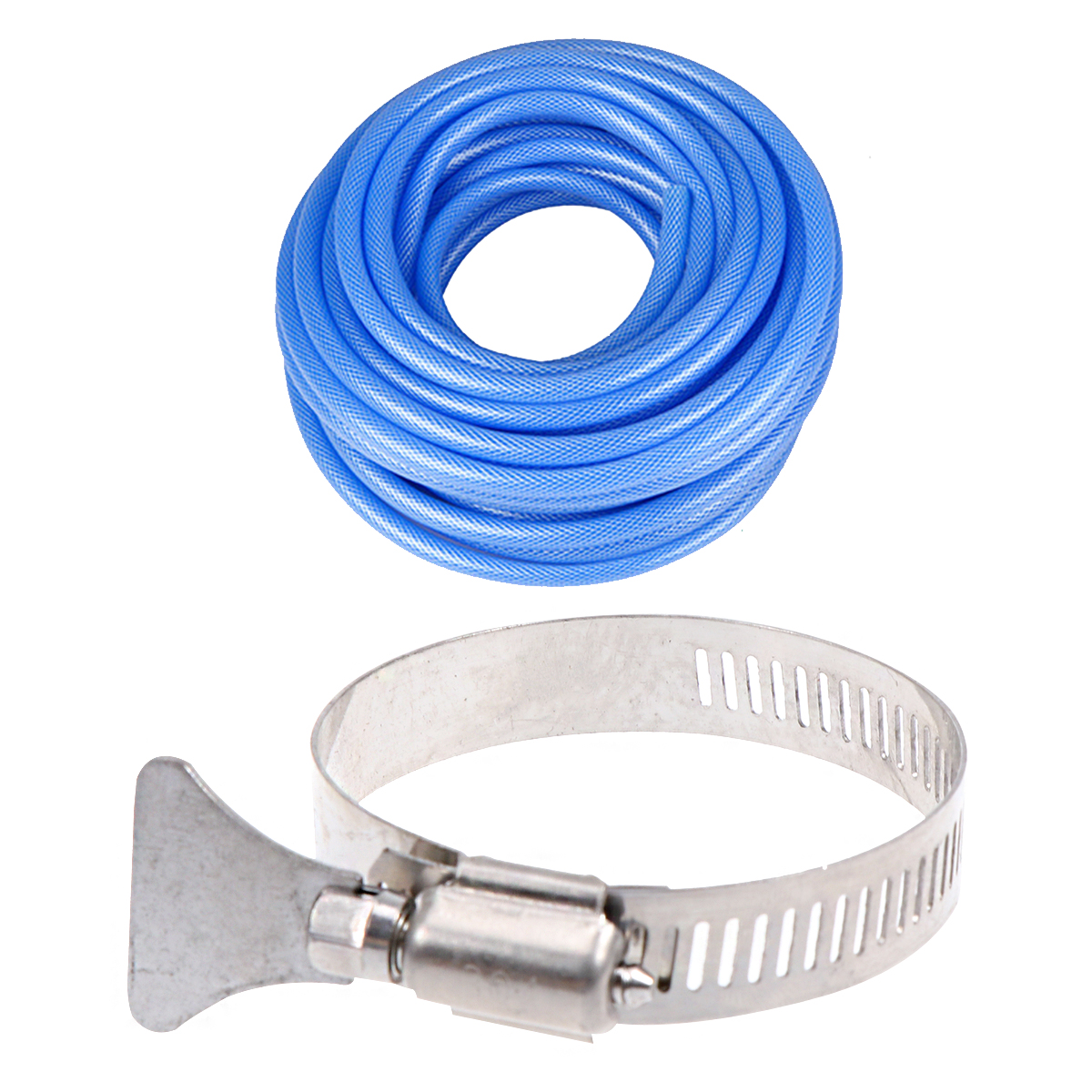 10PCS Adjustable Stainless Steel Worm Gear Hose Clamps - 6-12 Mm Diameter, Pipe Clamps