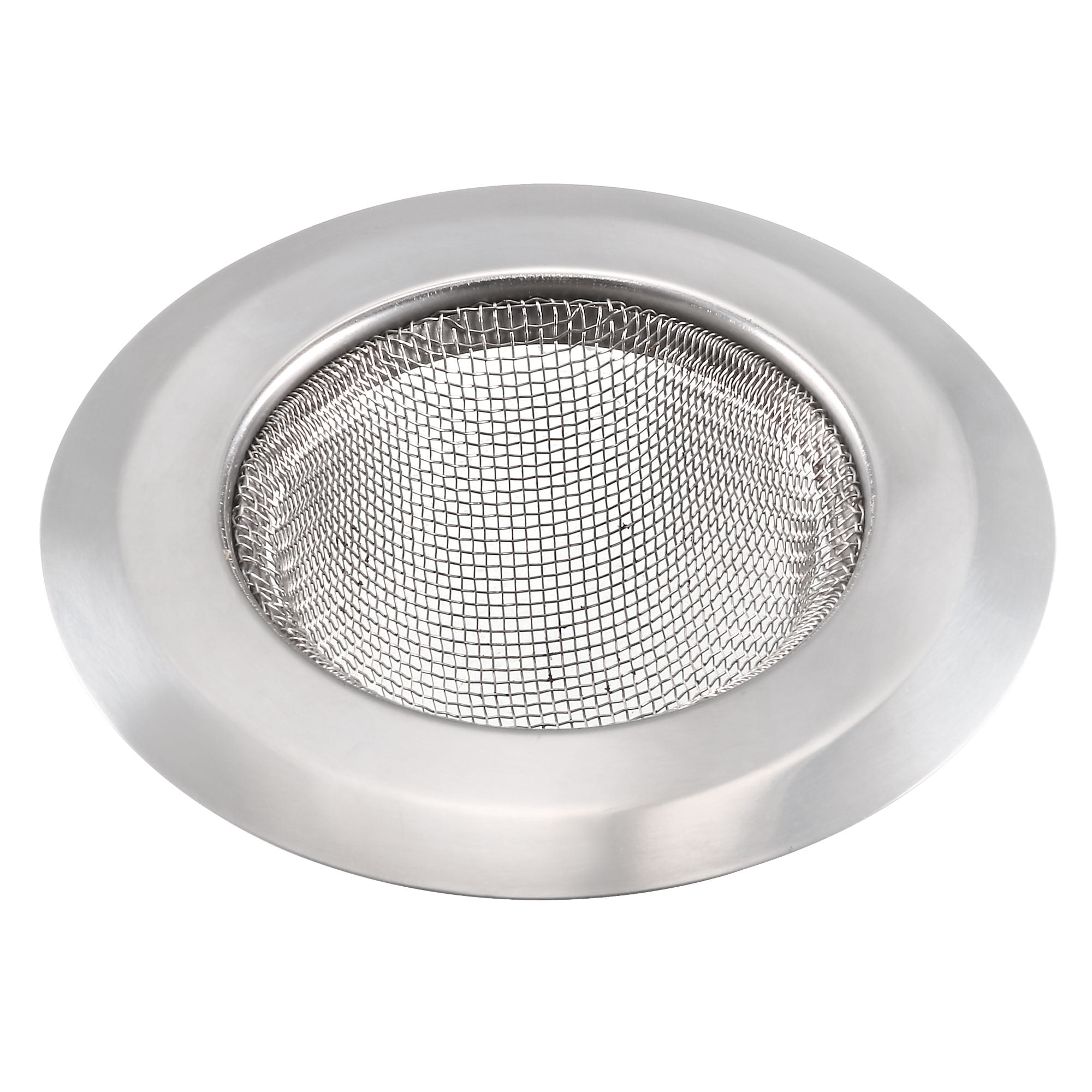 Silver Tone Uxcell Home Water Sink Drainer Strainer with 3.1 Dia 