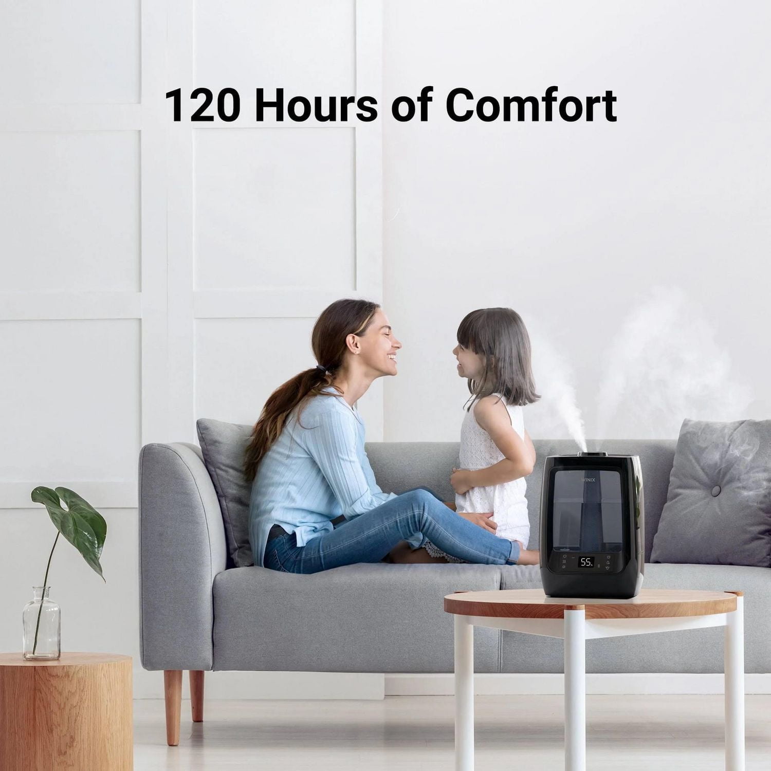 Humidificateur ultrasonique WINIX L200 de 2 gallons avec technologie LightCelTM