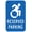 Warning Sign 3, variant on New York Handicap Parking Accessible Entrance Right Arrow Sign - 8"x12", Metal Security Decor for Home, Business, Yard