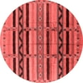 thumbnail image 1 of Ahgly Company Indoor Round Solid Red Modern Area Rugs, 6' Round, 1 of 4