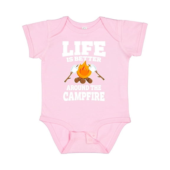 Inktastic Life is Better Around The Campfire Boys or Girls Baby Bodysuit