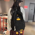 thumbnail image 3 of LHSHID Duck Cute Backpack Large Aesthetic Backpack Kawaii Corduroy Mochila Backpack Leisure Daypack Funny Duck Backpack, 3 of 9
