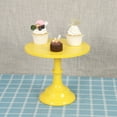 thumbnail image 5 of Metal Iron Cake Stand Round Pedestal Dessert Holder(Yellow S), 5 of 8