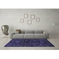 thumbnail image 3 of Ahgly Company Indoor Rectangle Persian Blue Traditional Area Rugs, 7' x 10', 3 of 4