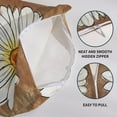 thumbnail image 6 of Brown Spring Daisy Pillow Covers 18x18 Set of 2 Cute Floral Summer Outdoor Decorative Throw Pillows Farmhouse Flower Pillowcases Linen Cushion Case Decor for Home Sofa Couch Bed, 6 of 6