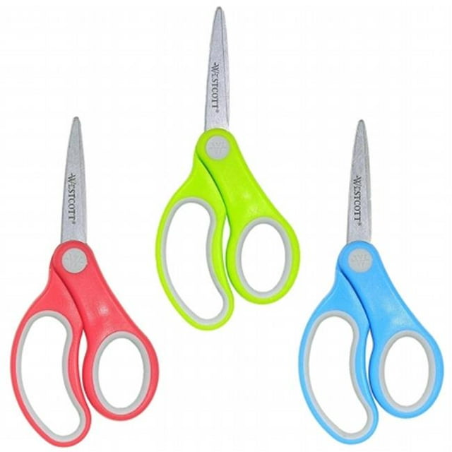Westcott Soft Handle 5In Classpack Kids Scissors Pointed