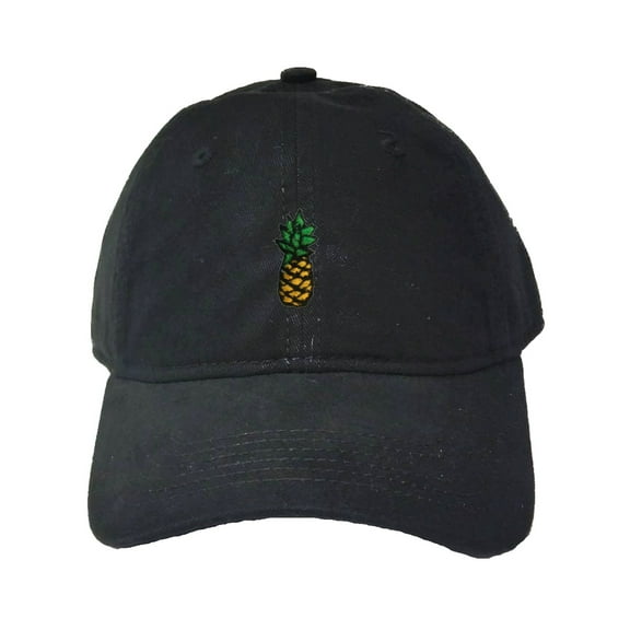 Go All Out Adult Pineapple Embroidered Deluxe Dad Hat