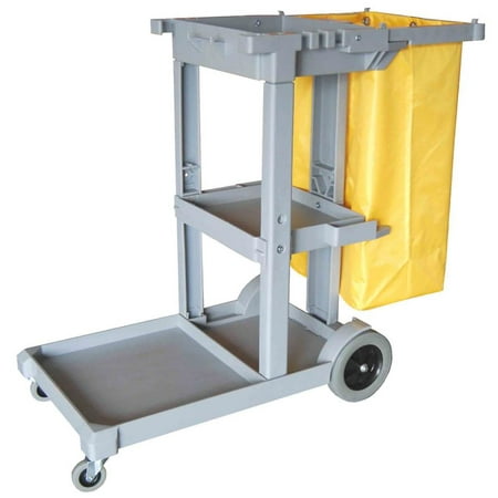 Janitor Cart with Zippered Vinyl Bag (Best Chemicals For Cleaning Vinyl Siding)